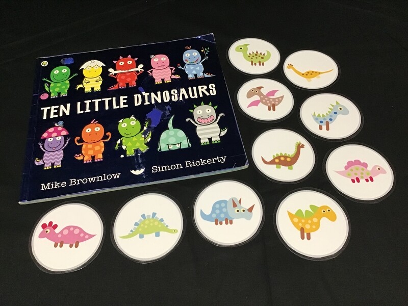 Ten Little Dinosaurs Story Bag