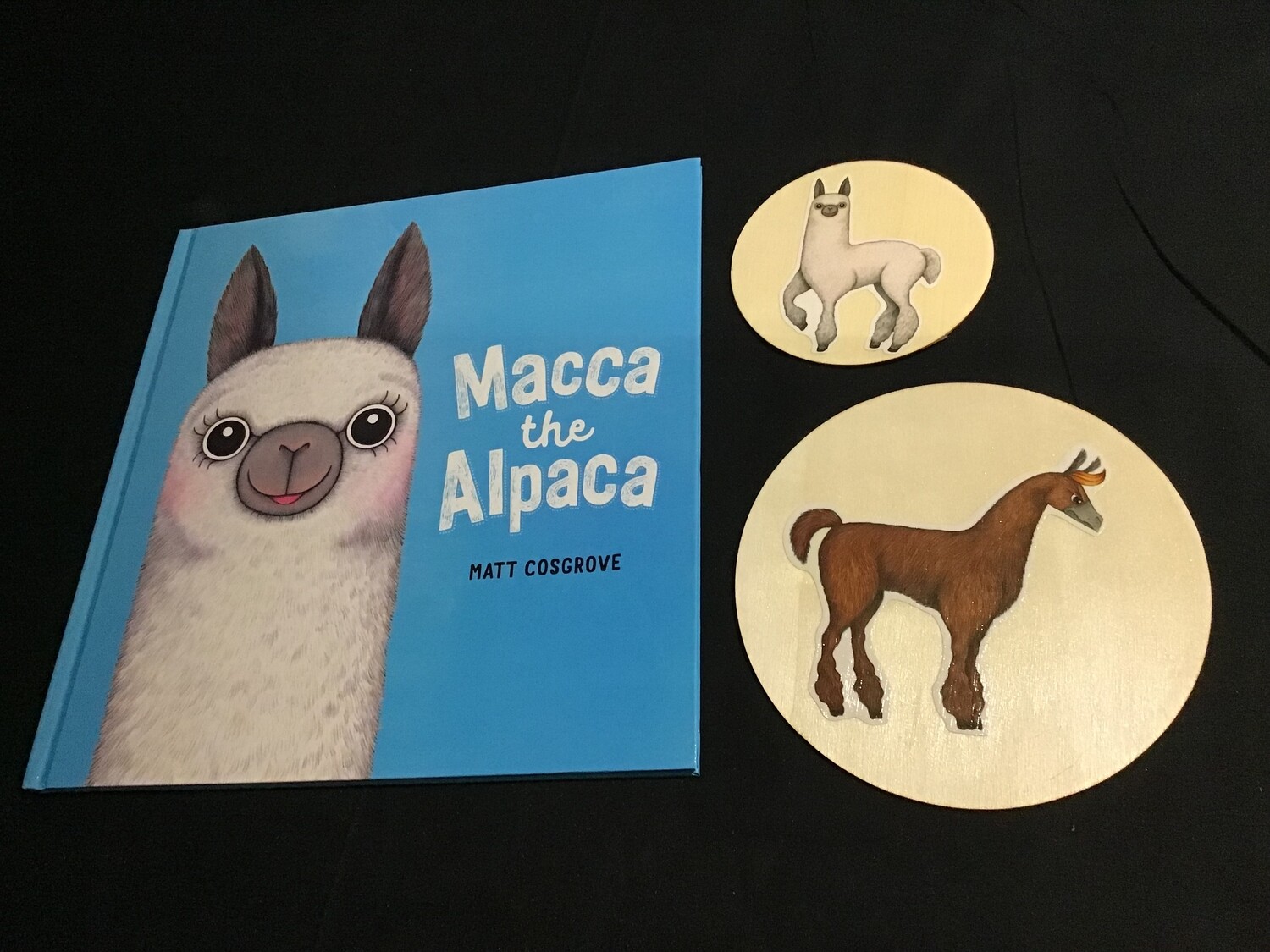 Macca the Alpaca Story Bag