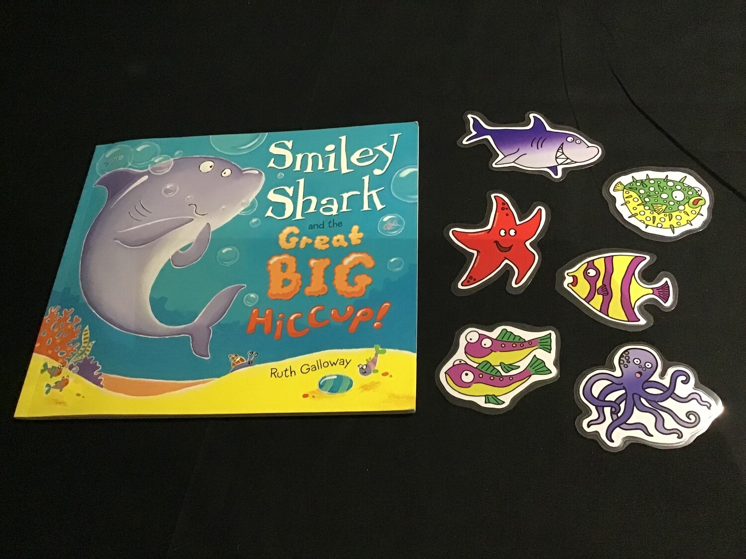 Smiley Shark and the Great Big Hiccup Story Bag