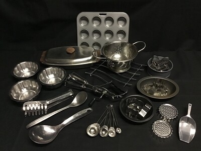 Silver Cooking Set