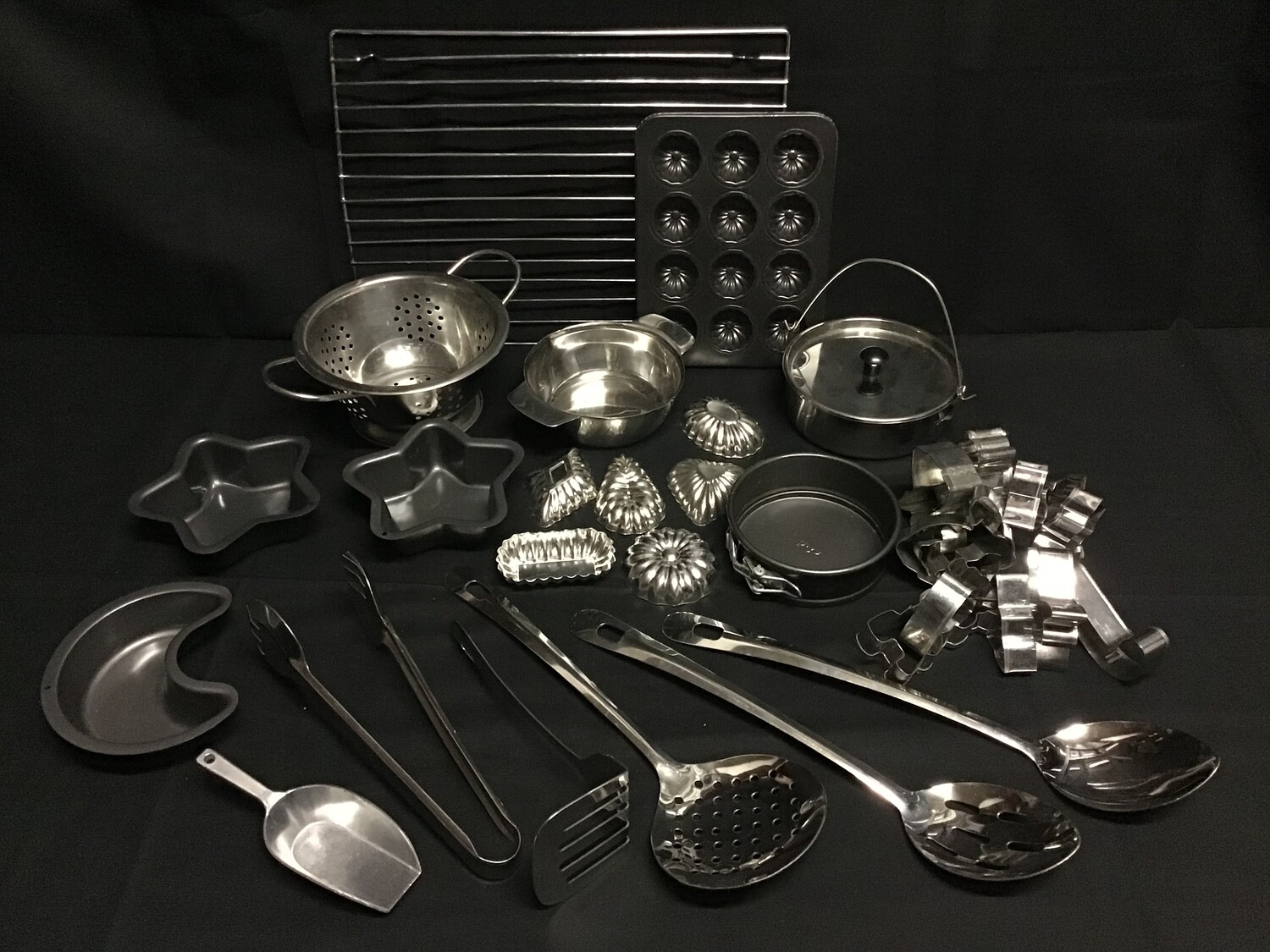 Silver Cooking Set