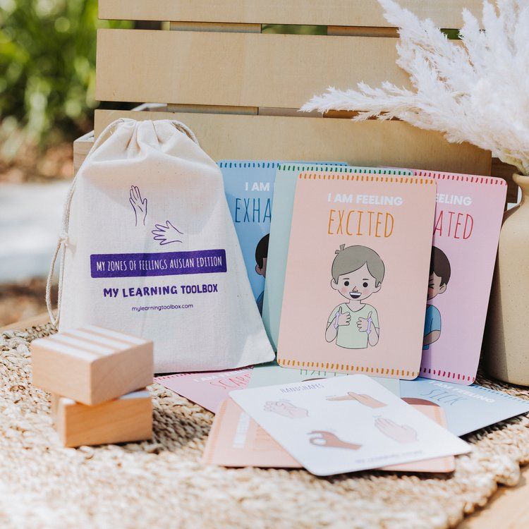 My Zones of Feelings Flash Cards - Auslan Edition