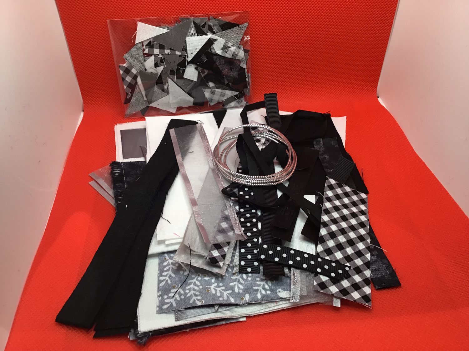 Black Collage Scrap Pack