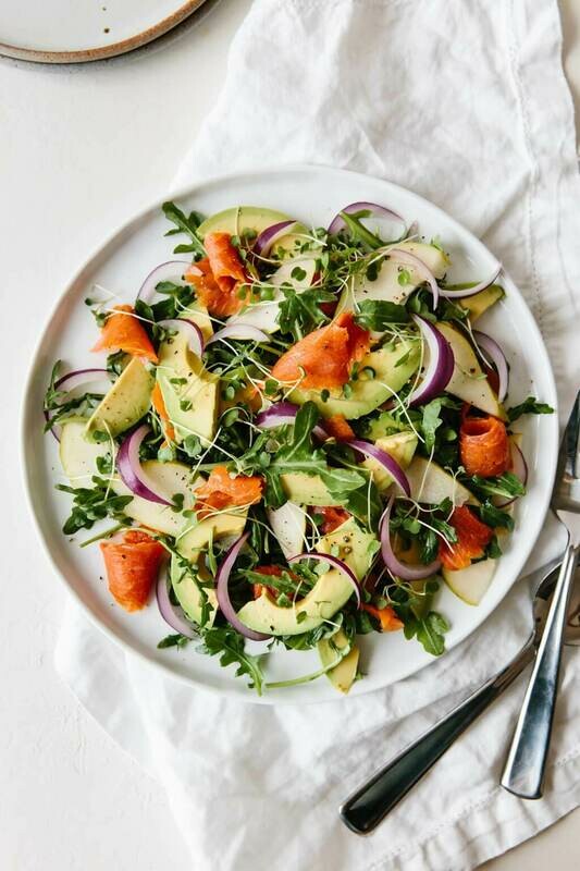 Smoked Salmon Avo Salad