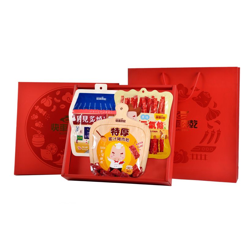 快車肉乾 經典小禮盒3入