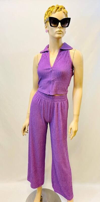 Lilac 2 pc pant set
