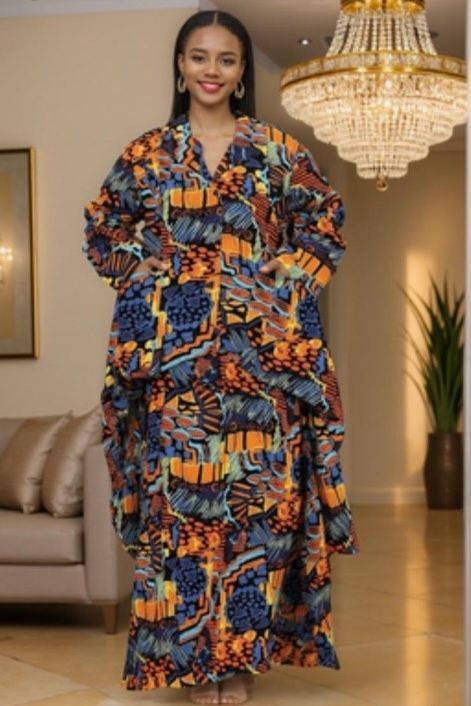 Ankara Print Skirt Set