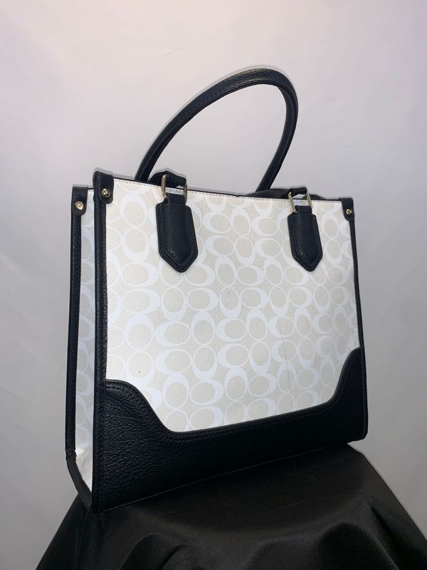 Black & White Satchel Bag