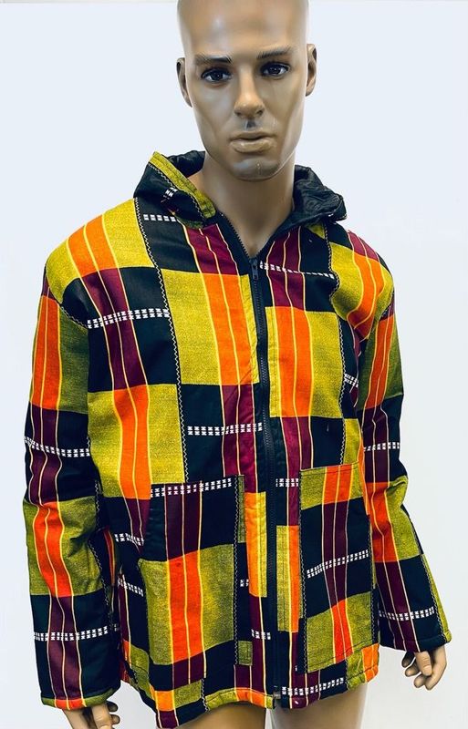 Men's African Hooded Jacket