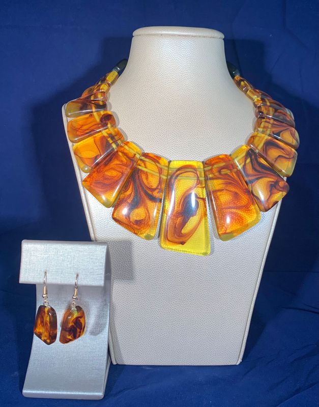 Topaz Chocker Set