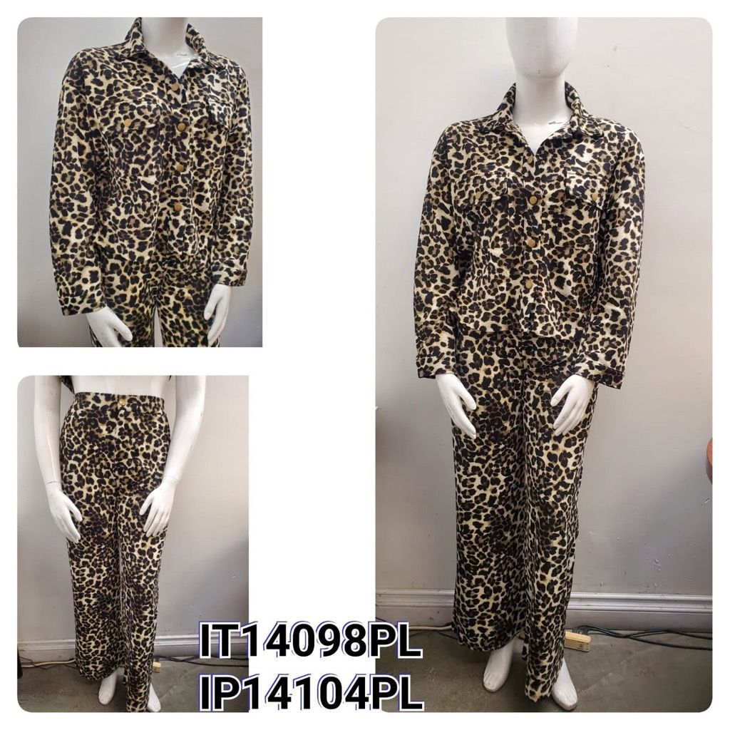 Leopard Print Lounge Set