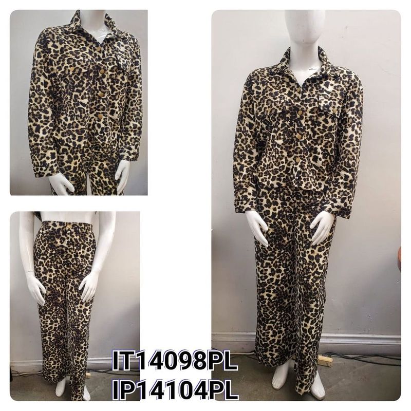 Leopard Print Lounge Set