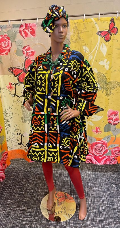 Afrocentric Swing Dress Afrocentric Swing Dress