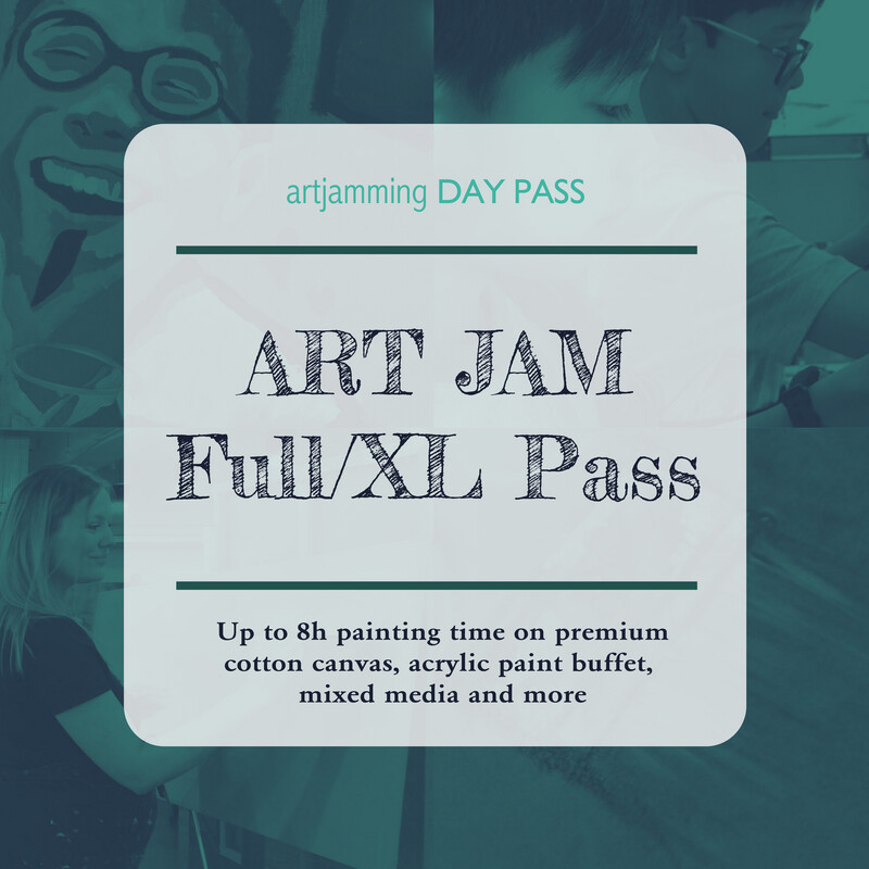 Full/XL Day Pass ART JAM 4 X 2h Sessions