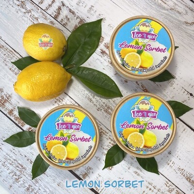 Lemon Sorbet - Italian Gelato Lemon Sorbet - Italian Gelato