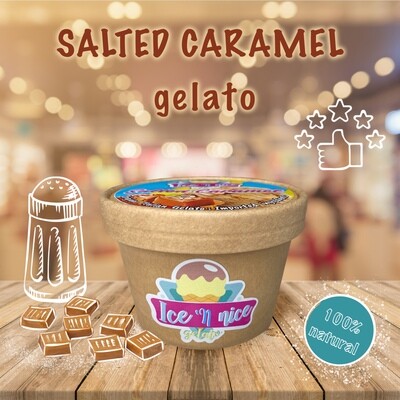 Salted Caramel - Italian Gelato Salted Caramel - Italian Gelato