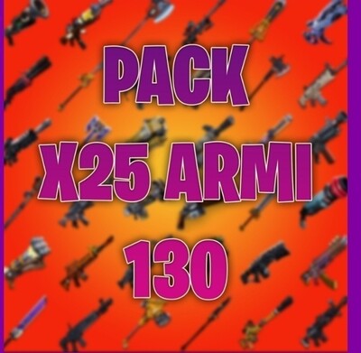 Pack 25 Armi 130