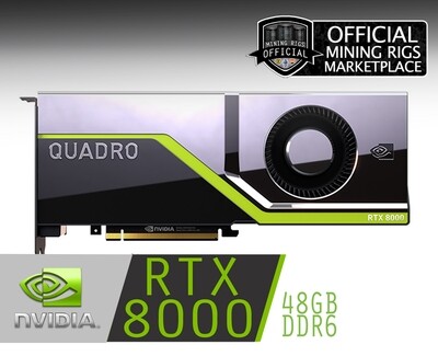 PNY - Nvidia Quadro RTX 8000 - 48GB DDR6