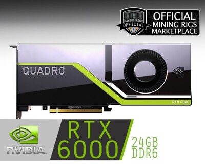 PNY - Nvidia Quadro RTX 6000 - 24GB DDR6