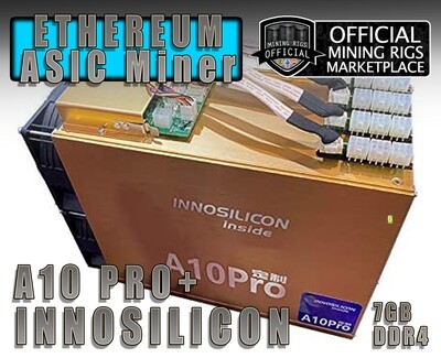 Innosilicon A10 Pro+ 750MH/s Ethash - Ethereum Miner - In Stock-