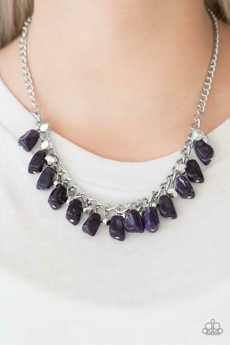 Rocky Shores Blue, Color: Purple