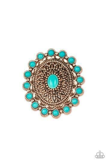 Mesa Mandala, COLOR: COPPER/BLUE