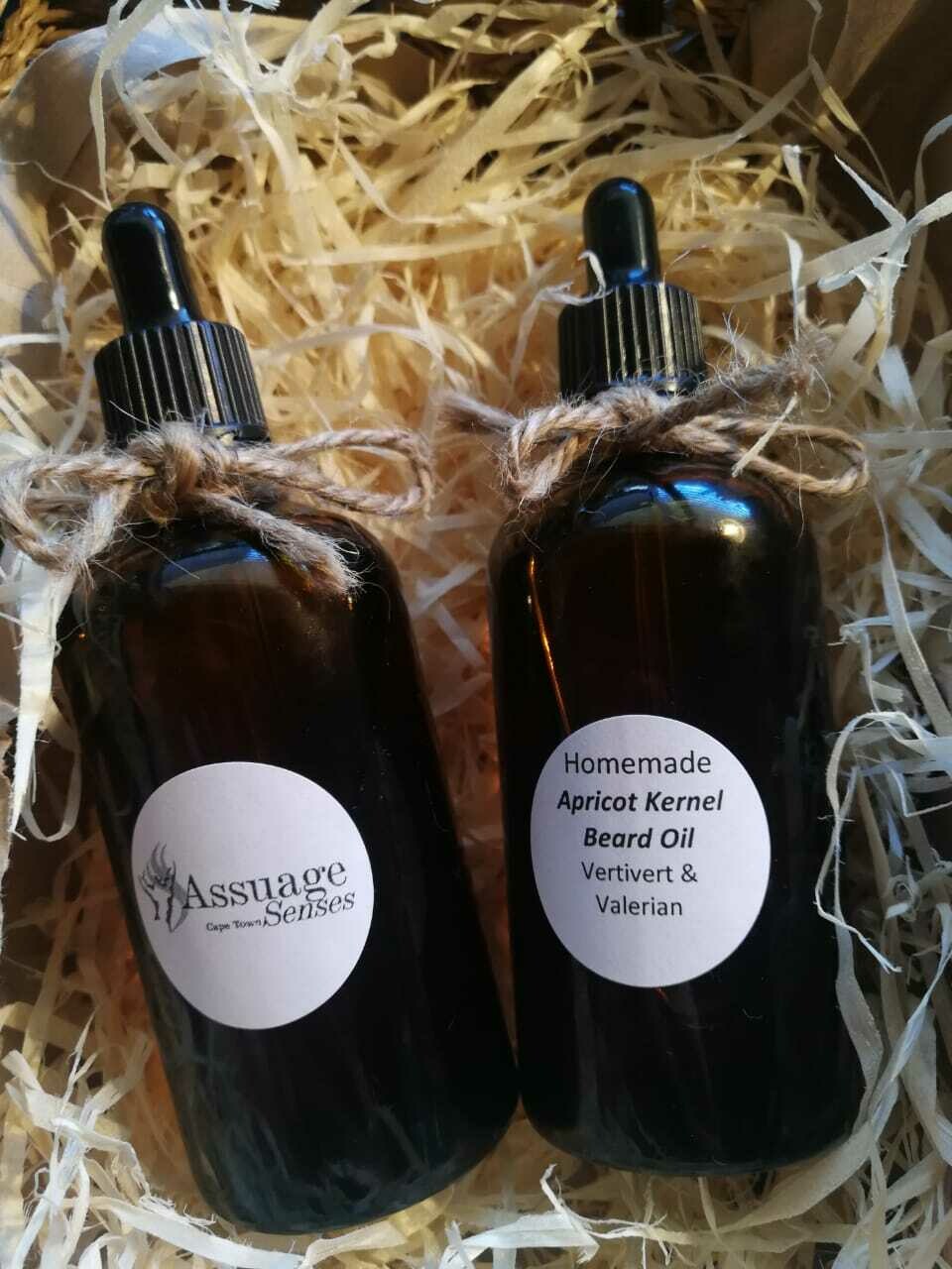 Homemade Apricot Kernel Beard Oil - Vertivert & Valerian - 100ml Homemade Apricot Kernel Beard Oil - Vertivert & Valerian - 100ml