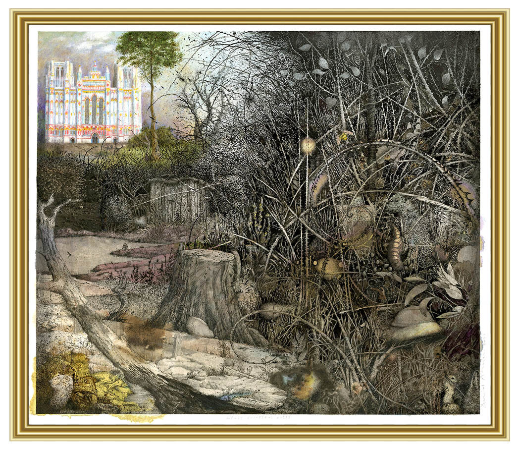 Giclée Archival Print : Wells Cathedral circa 1250
