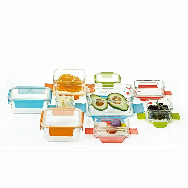 GlassLock 18 Piece  Food Storage Set