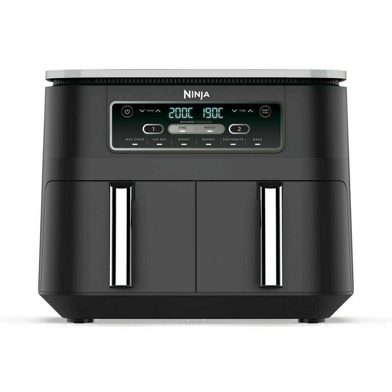 Ninja 7.6L AF300UK Foodi Black Dual Zone Air Fryer