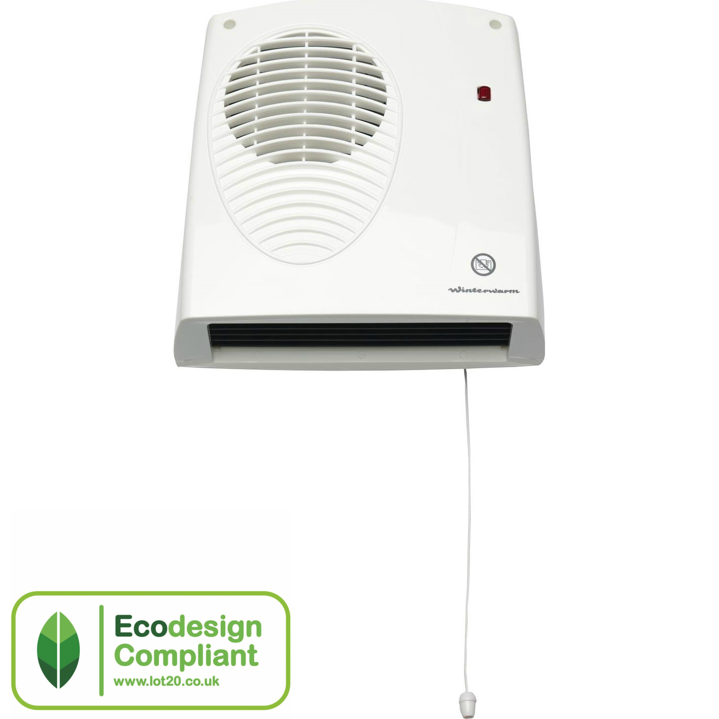 Dimplex Winterwarm Downflow Wall Mounted Fan Heater 2000W - Supply Outlet