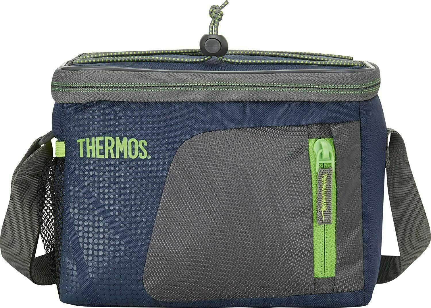 Thermos Radiance Navy Blue Insulated Picnic Camping Cooler Bag 6 Can 3.5 Litre 
