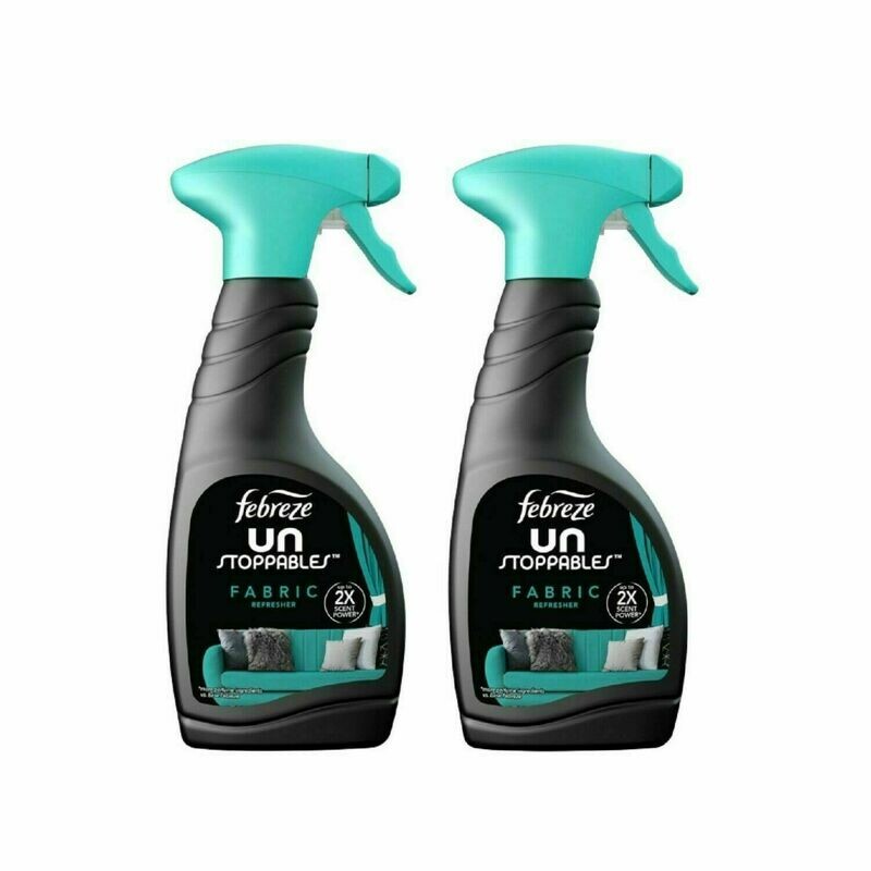 2 X Febreze 500ML Unstoppables Fabric Refresher Spray