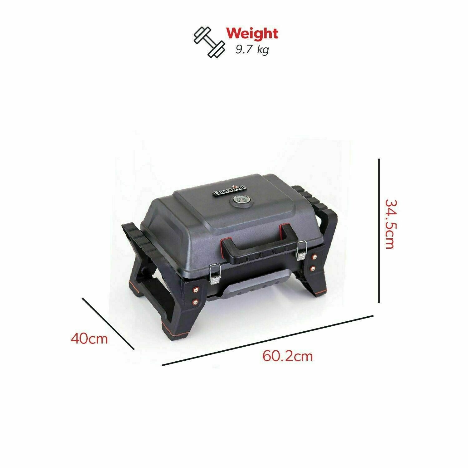 Char Broil X200 Grill2Go Portable Gas Table Top BBQ Barbeque Supply Outlet