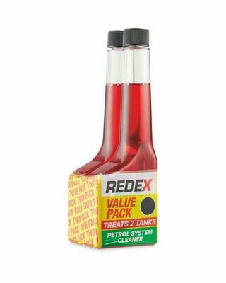 2 Pack x 250ml Redex Petrol Fuel System Cleaner