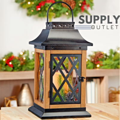 LED Light Lantern Flicker Candle Table Lamp Ornament