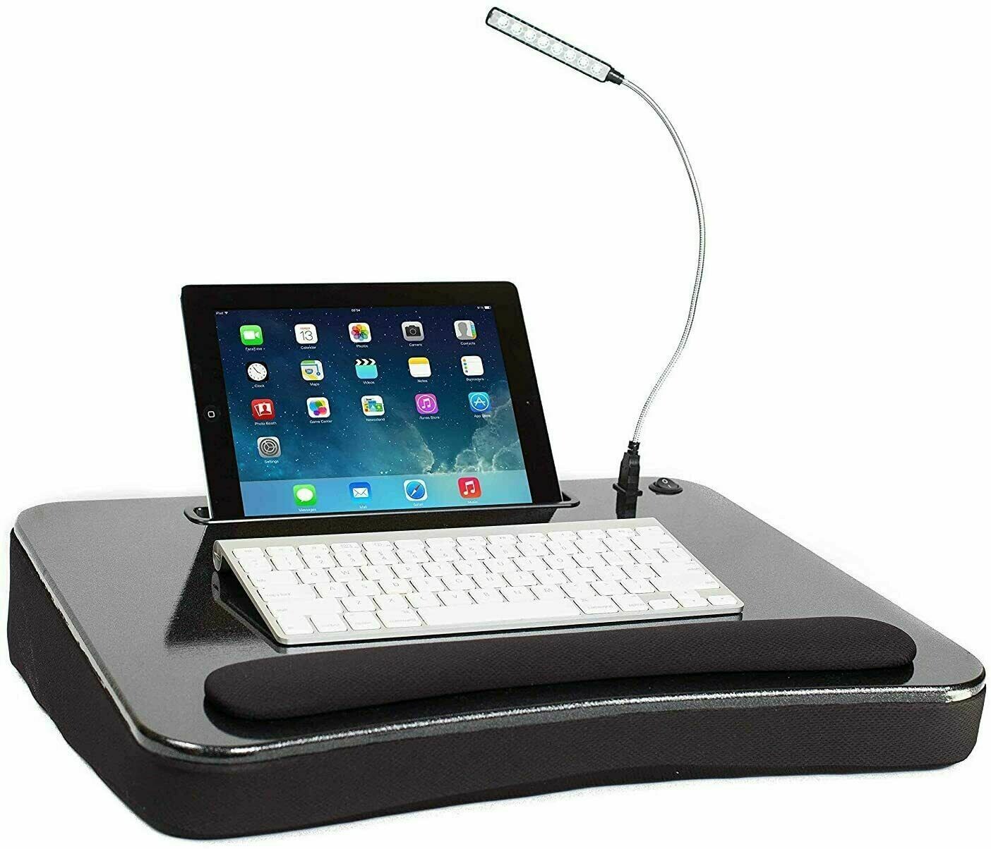 Laptop lap 2024 desk with light