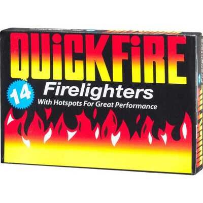 Quickfire Firelighters Pack of 14