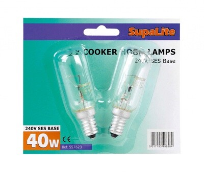 SupaLite Cooker Hood Lamps 240v 40w SES