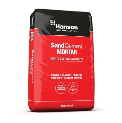 Hanson Sand & Cement Mortar Plastic Bag