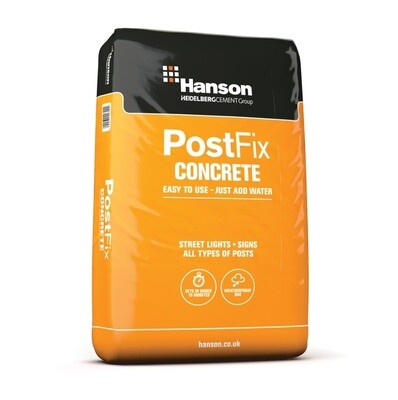 Hanson Postfix Fence Post Fix Pre Mixed Fast Set Concrete 20KG