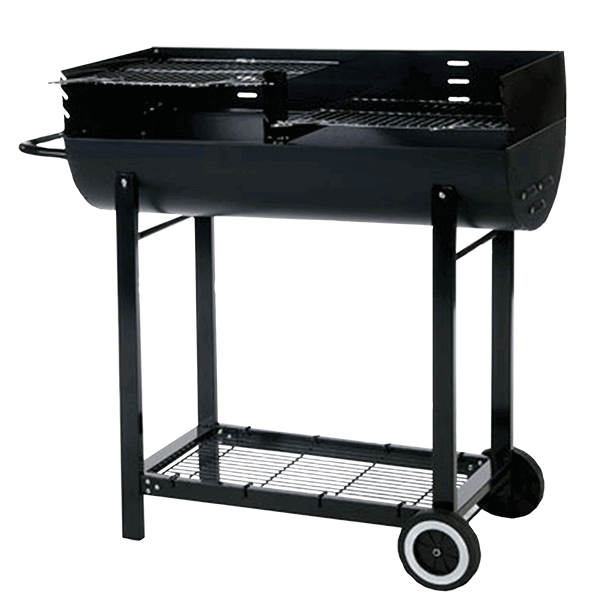 Lifestyle Half Barrel Charcoal Barbecue