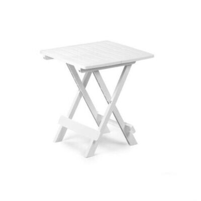 White Folding Outdoor Plastic Table