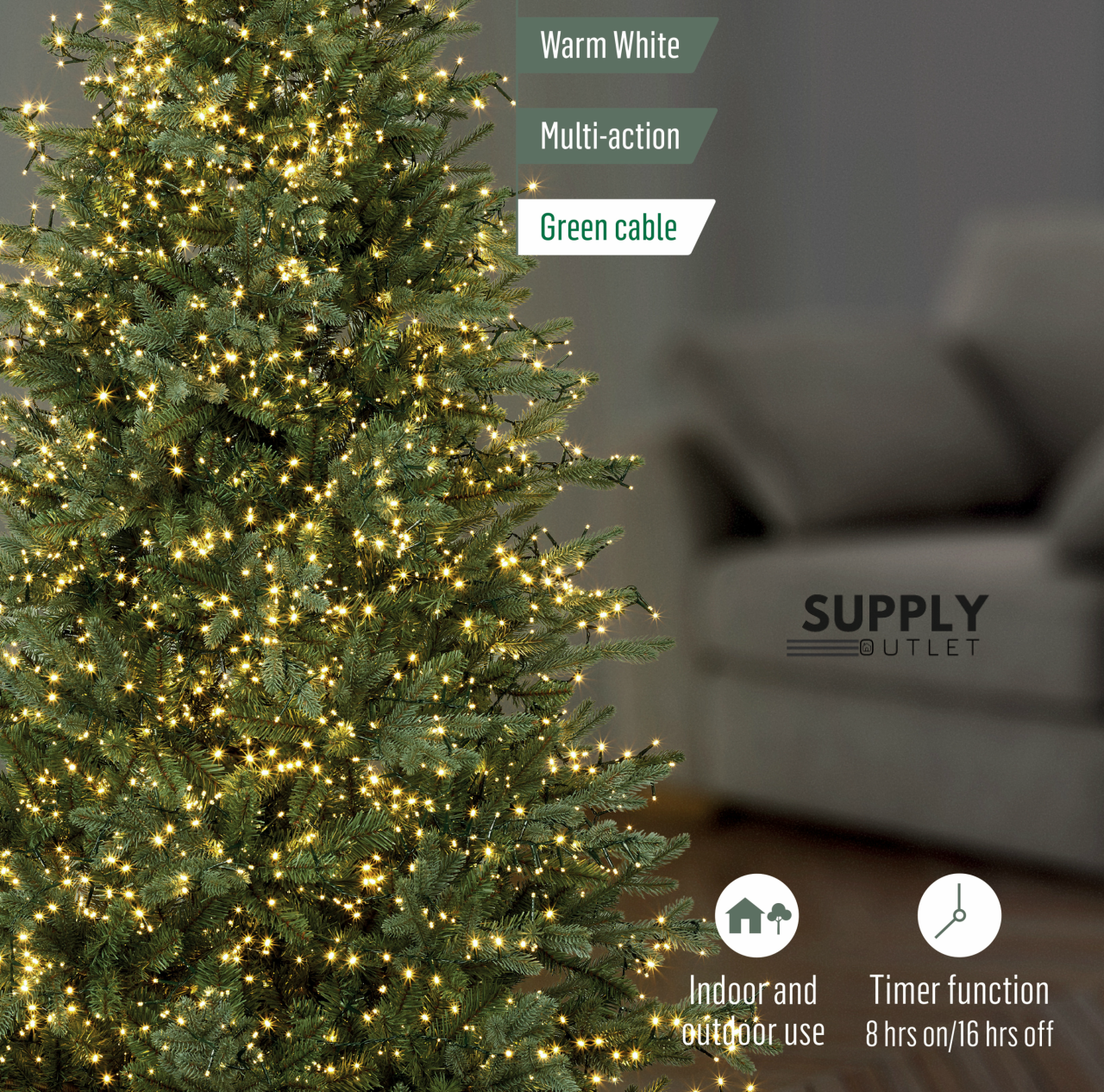 Premier Warm White 750 LED Treebrights