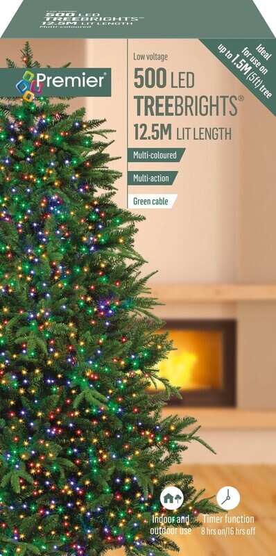 Premier Multicoloured 500 LED Treebrights