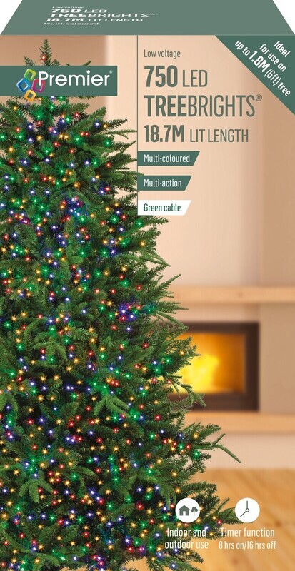 Premier Multicoloured 750 LED Treebrights