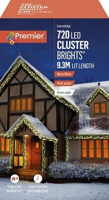 Premier Warm White 720 LED Cluster Brights