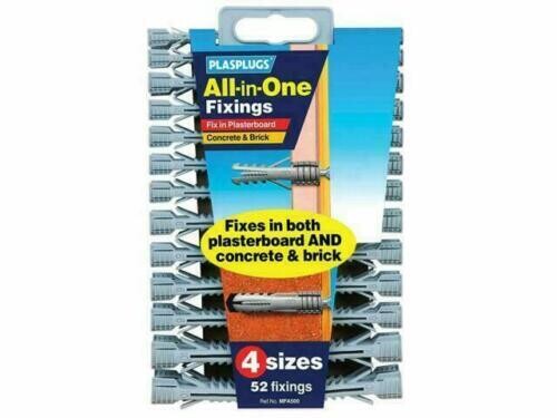 Plasplugs Wall Plugs Trade Rawl Plugs 52 Pack