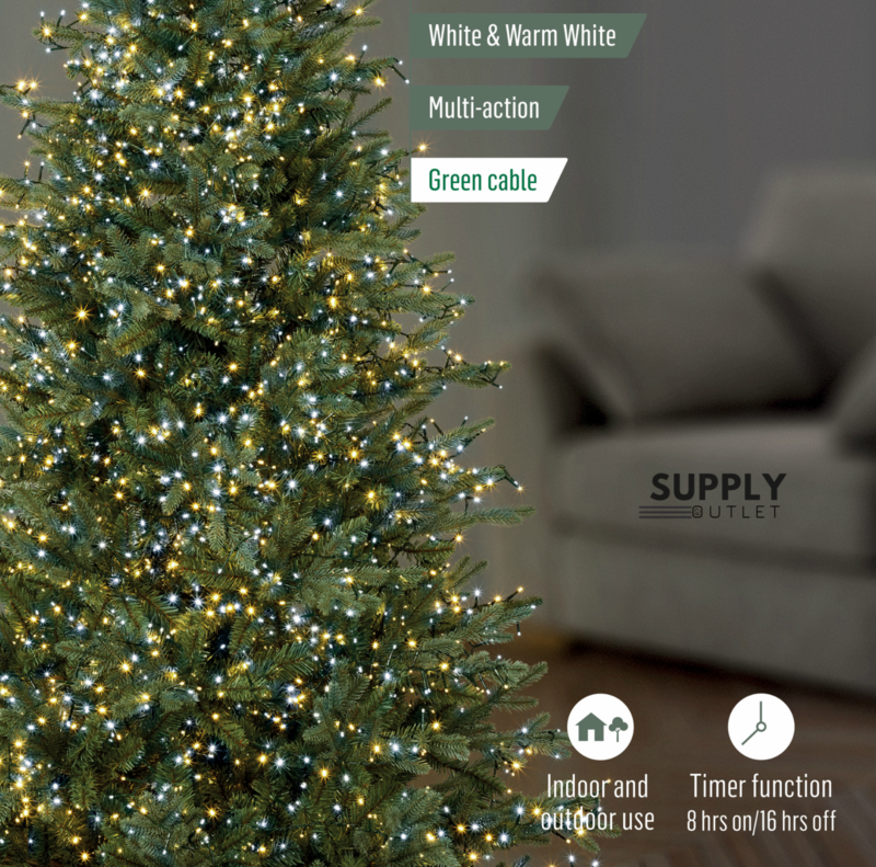 Premier Warm White & Ice White 1000 LED Treebrights