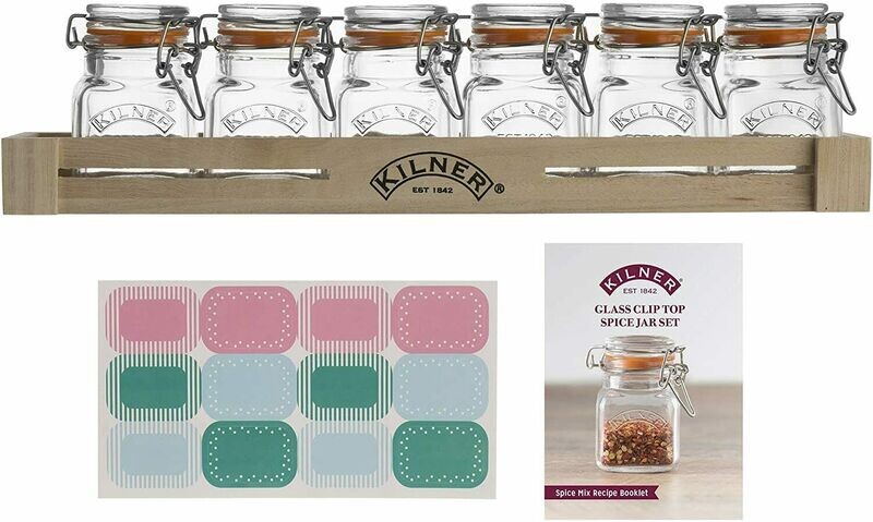 Kilner Clip Top Jar Set 6 x 70ML Jars